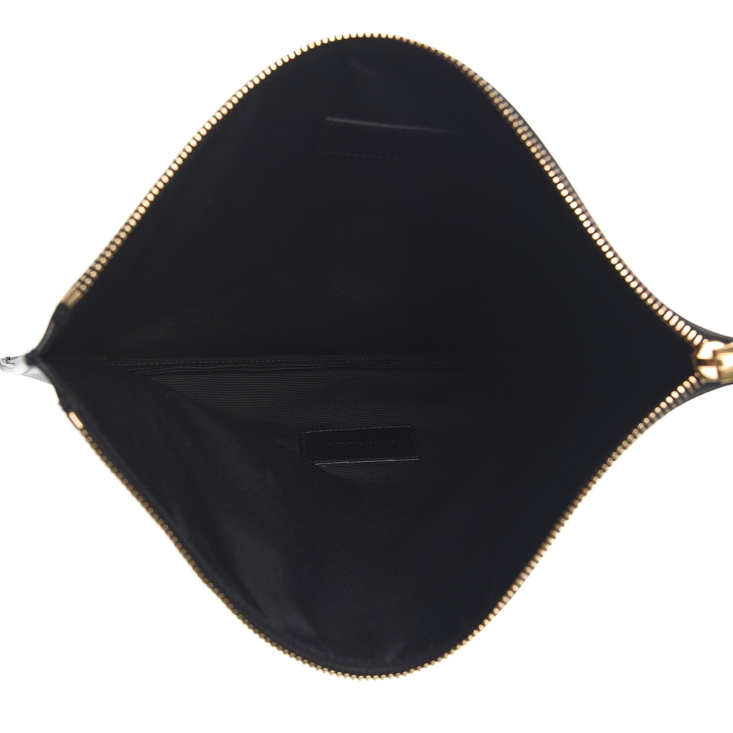 Saint Laurent Calfskin Zipped Clutch Black 14 of 18