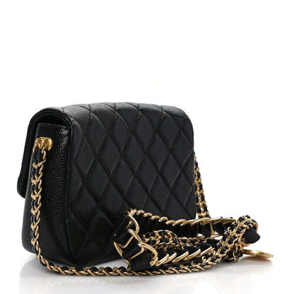 Chanel Caviar Quilted Chain Soul Flap Black 3 of 9