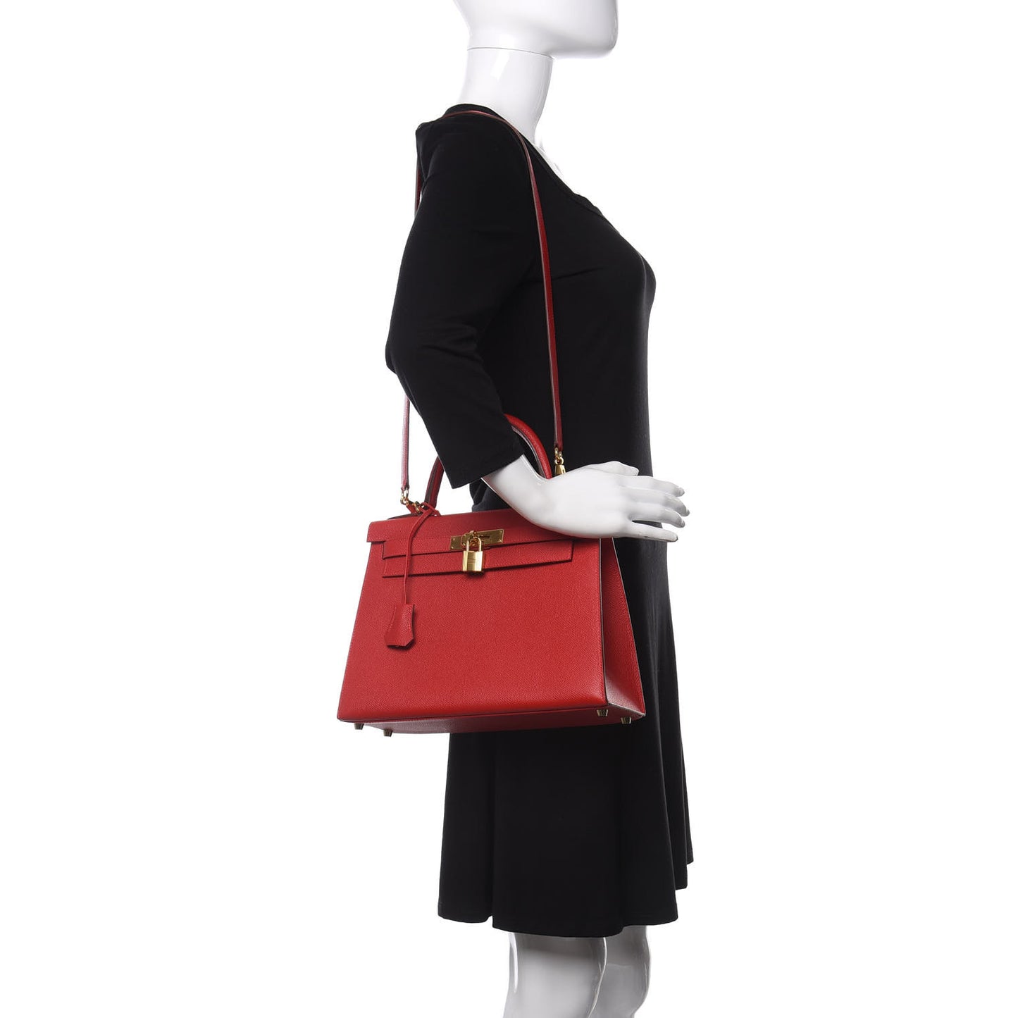 Epsom Kelly Sellier 28 Rouge Casaque