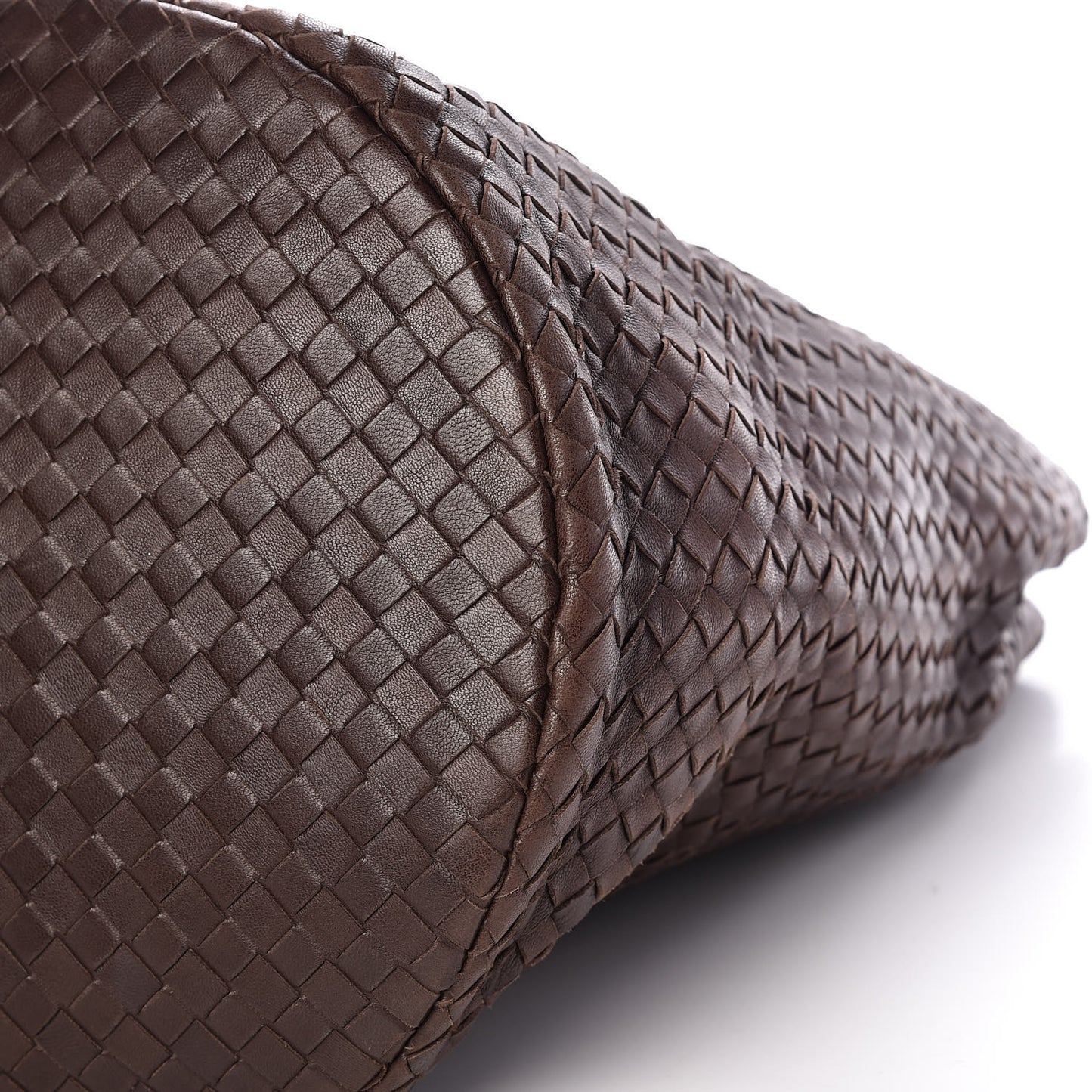Nappa Intrecciato Tote Ebano