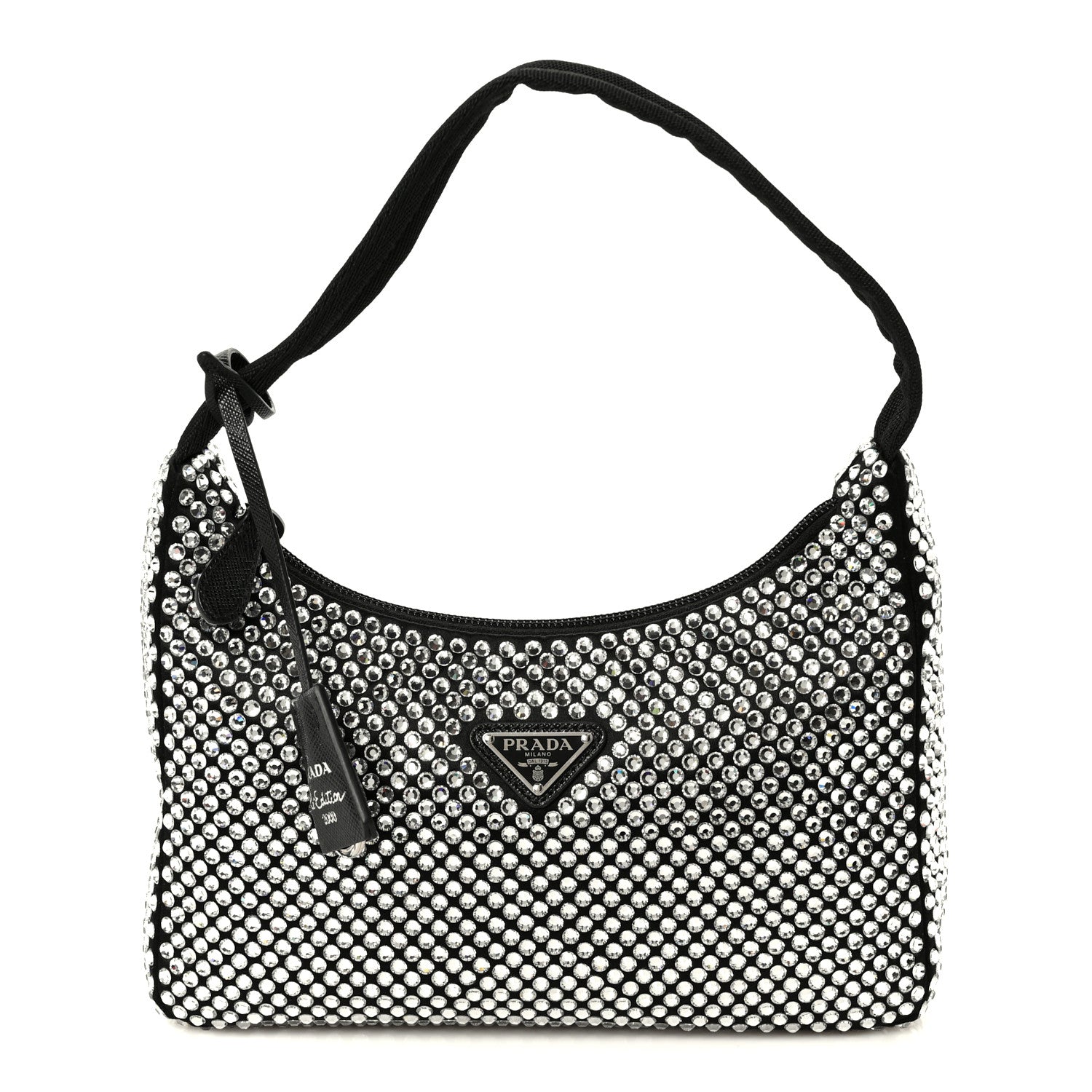 Prada Satin Crystal Mini Re-Edition 2000 Bag Cristal 1 of 11