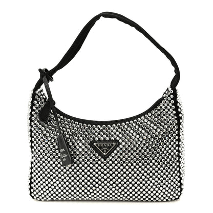 Prada Satin Crystal Mini Re-Edition 2000 Bag Cristal 1 of 11