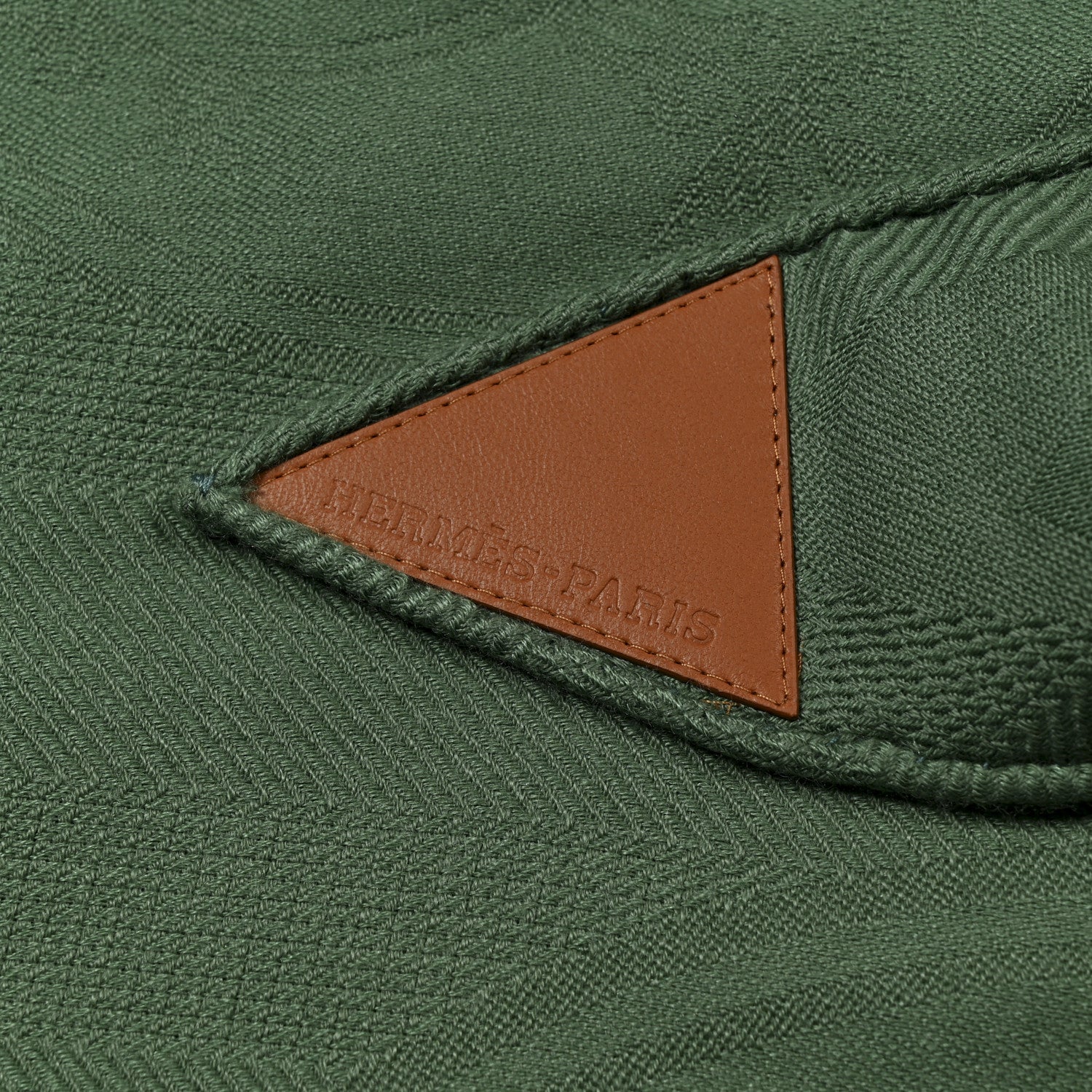Hermes Cashmere Silk New Libris Losange Scarf GM Vert Sauge 2 of 3