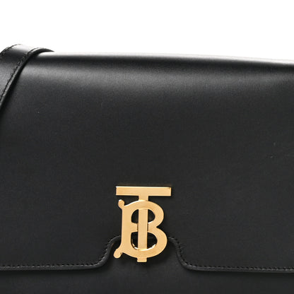 Burberry Grained Calfskin Medium TB Bag Black 7 of 11