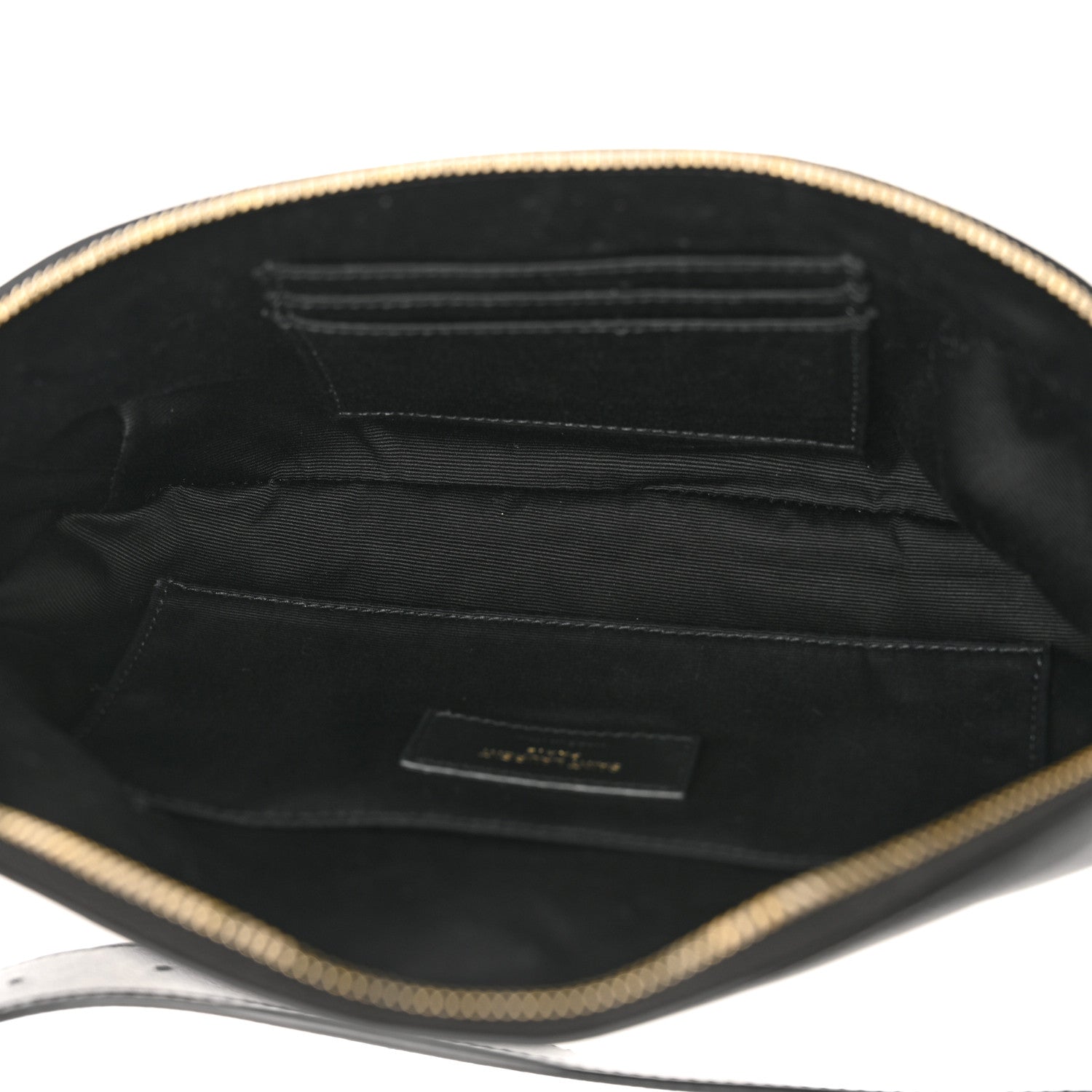 Saint Laurent Grain De Poudre Monogram Belt Bag Black 5 of 11