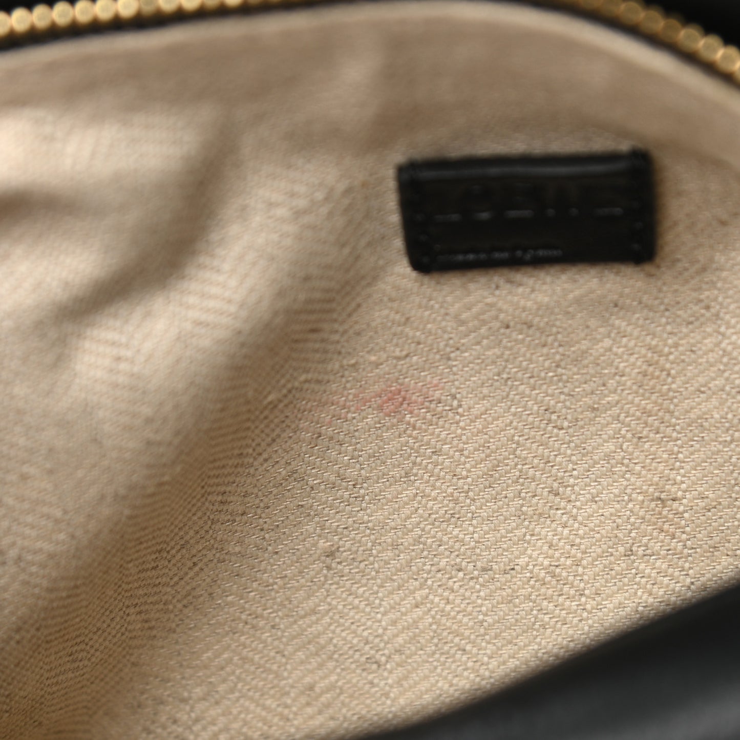 Calfskin Mini Puzzle Bag Black Cream