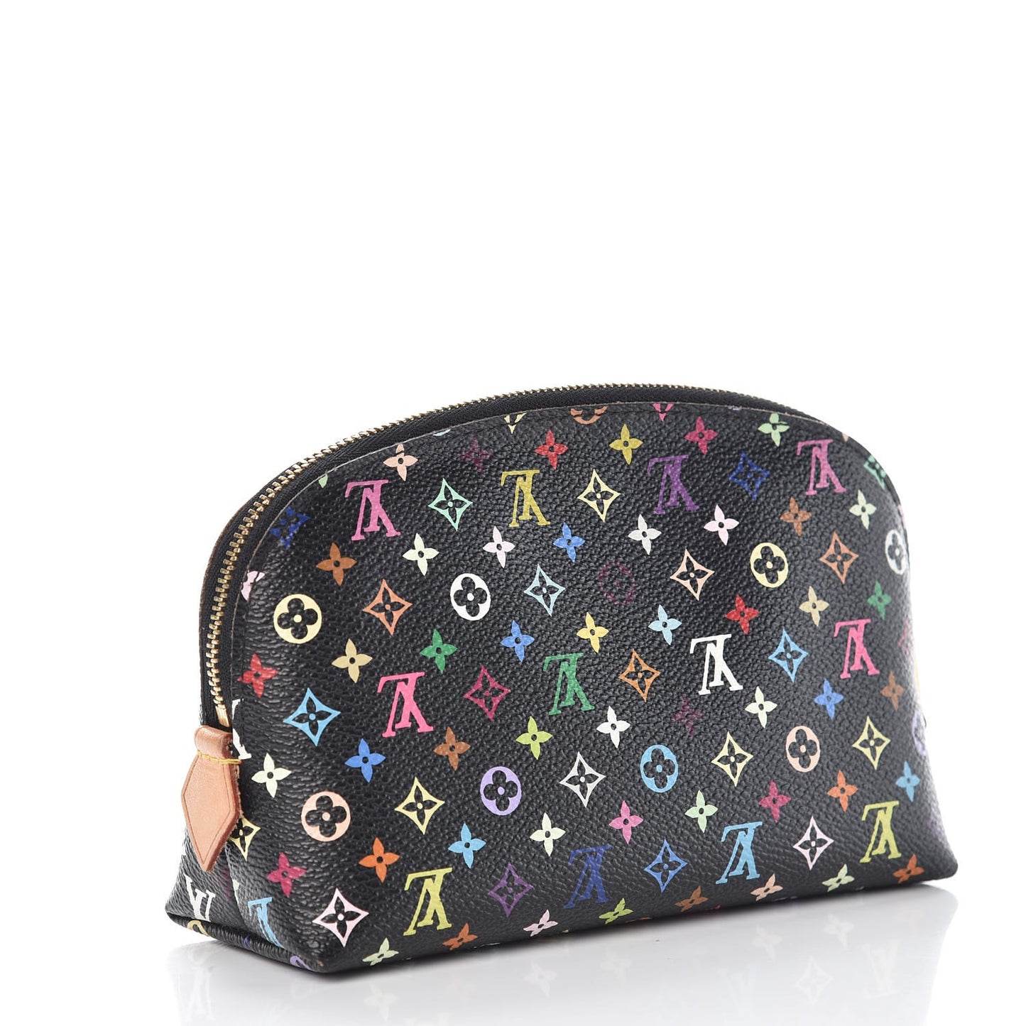 Monogram Multicolor Cosmetic Pouch Black Grenade