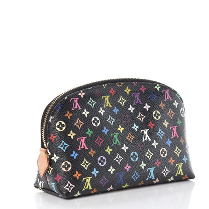Louis Vuitton Monogram Multicolor Cosmetic Pouch Black Grenade 3 of 9