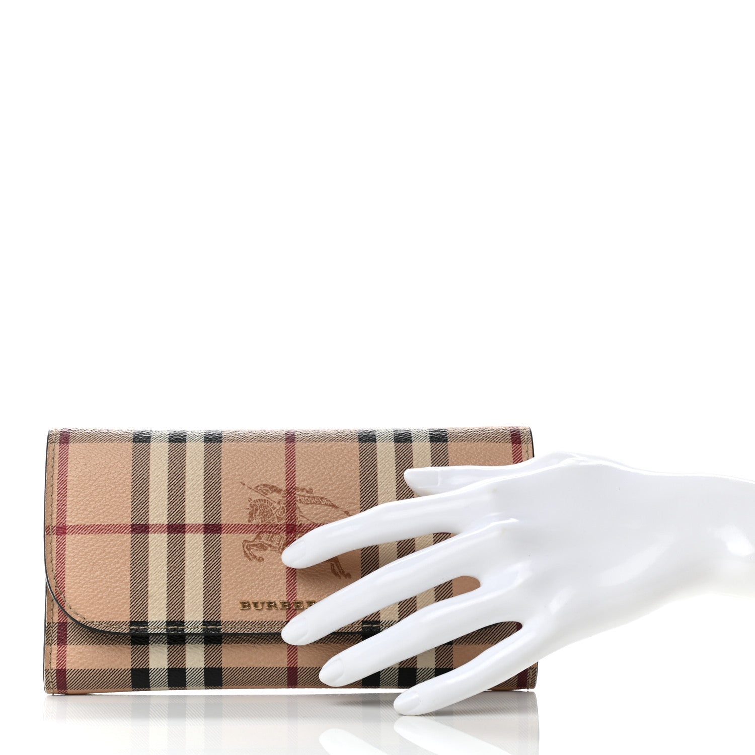 Burberry Haymarket Check Halton Wallet Black 2 of 14