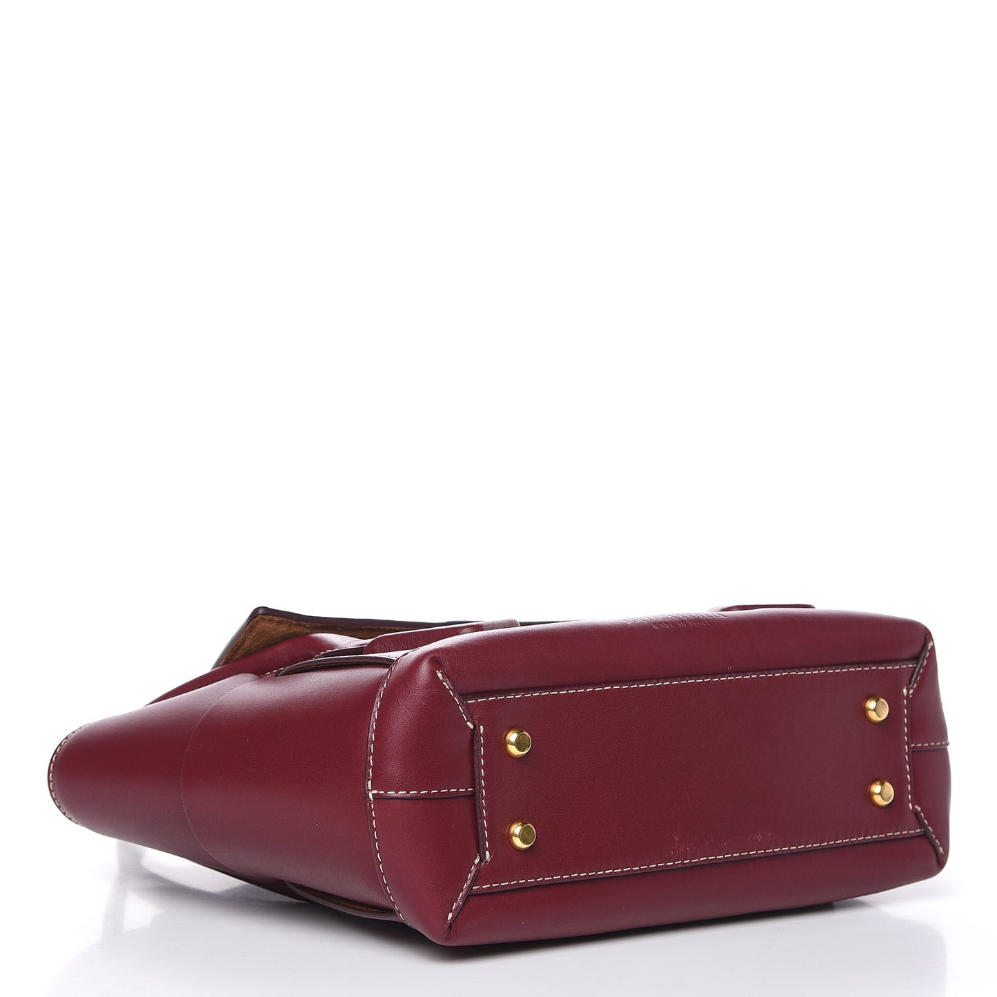 French Calfskin Maxi Intrecciato Arco 33 Bordeaux