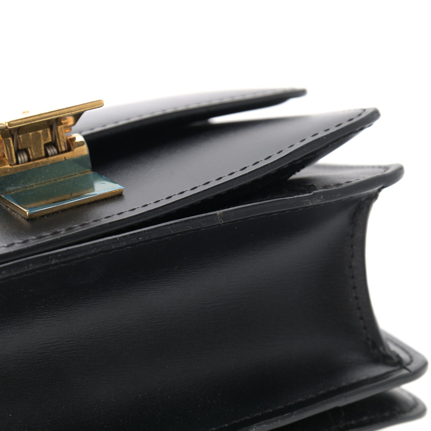 Box Calfskin Small Classic Box Flap Bag Black