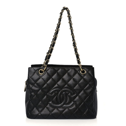 Chanel Caviar Quilted Petit Timeless Tote PTT Black 1 of 11
