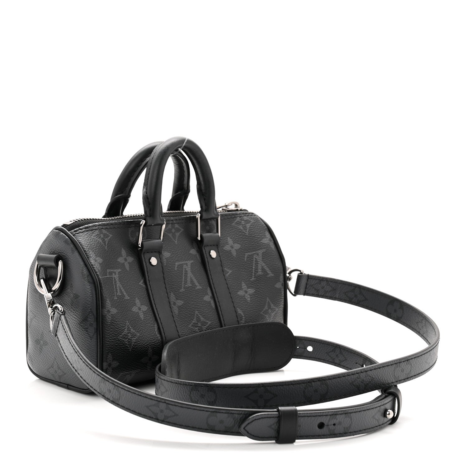 Louis Vuitton Reverse Monogram Eclipse Keepall XS Black 3 of 10