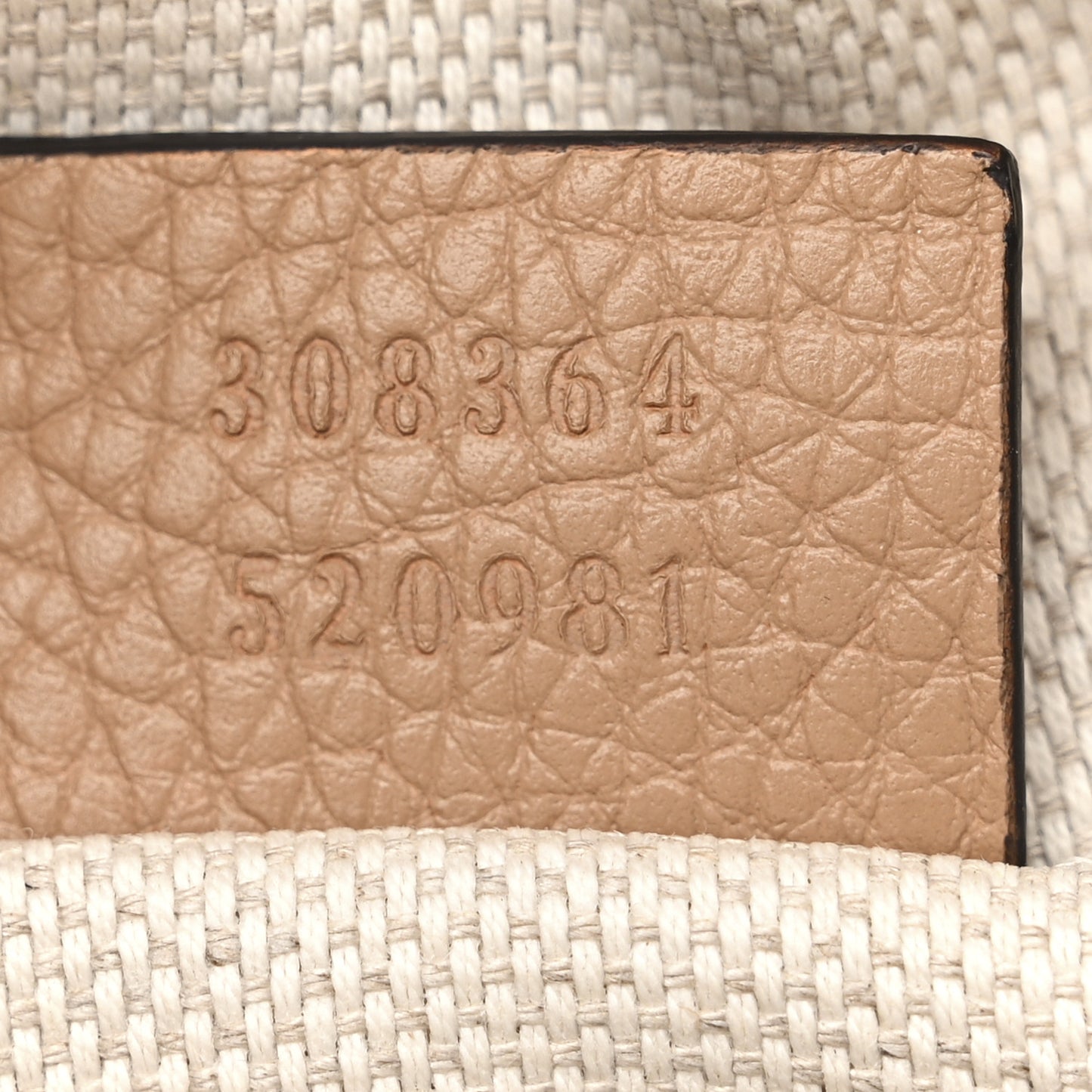 Pebbled Calfskin Small Soho Disco Bag Camelia