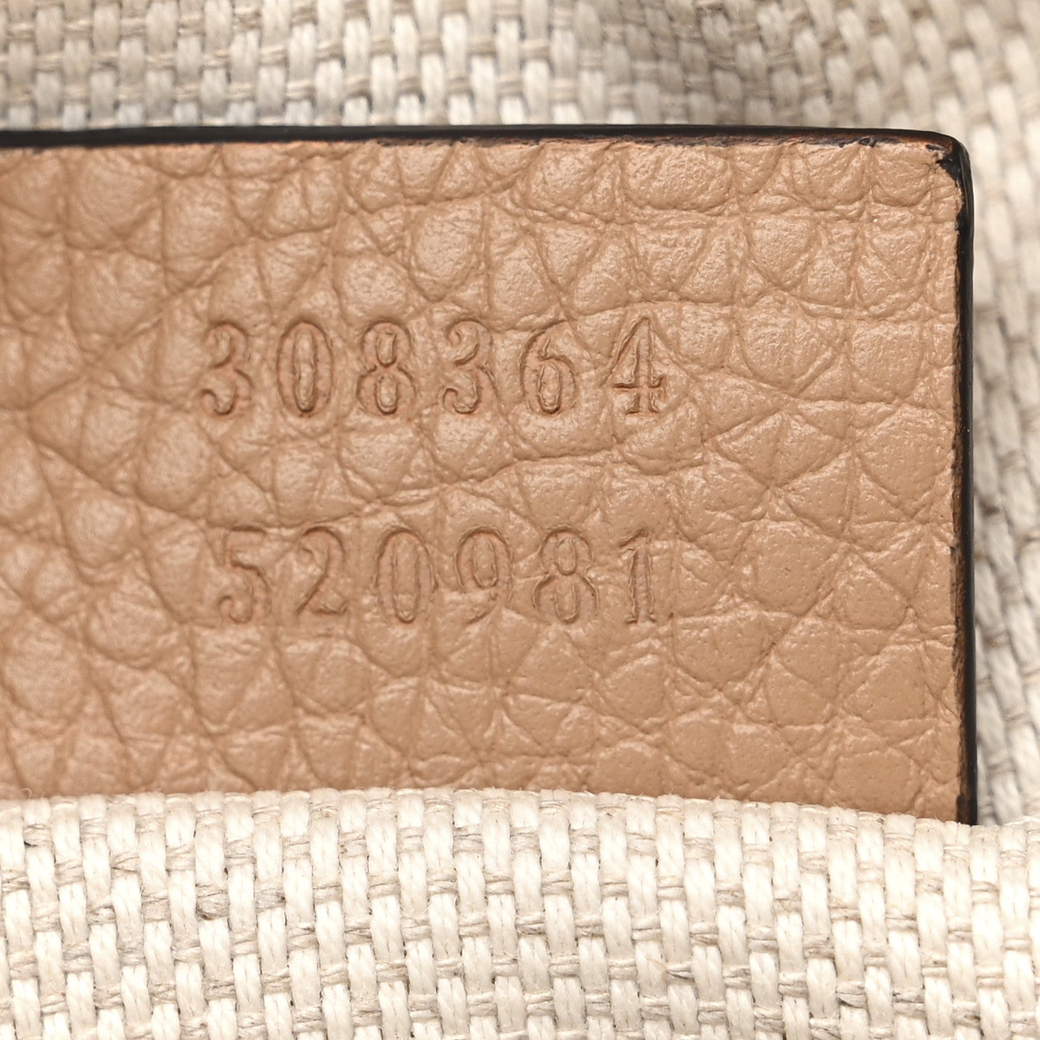 Gucci Pebbled Calfskin Small Soho Disco Bag Camelia 7 of 10