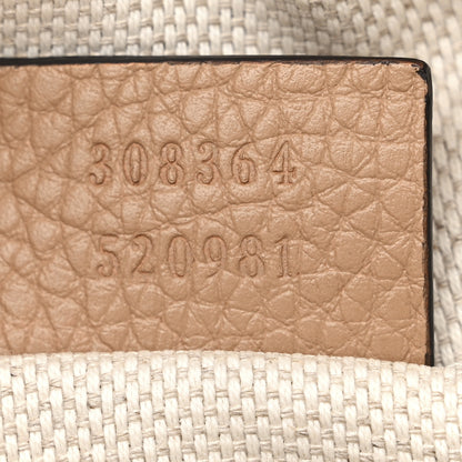 Gucci Pebbled Calfskin Small Soho Disco Bag Camelia 7 of 10
