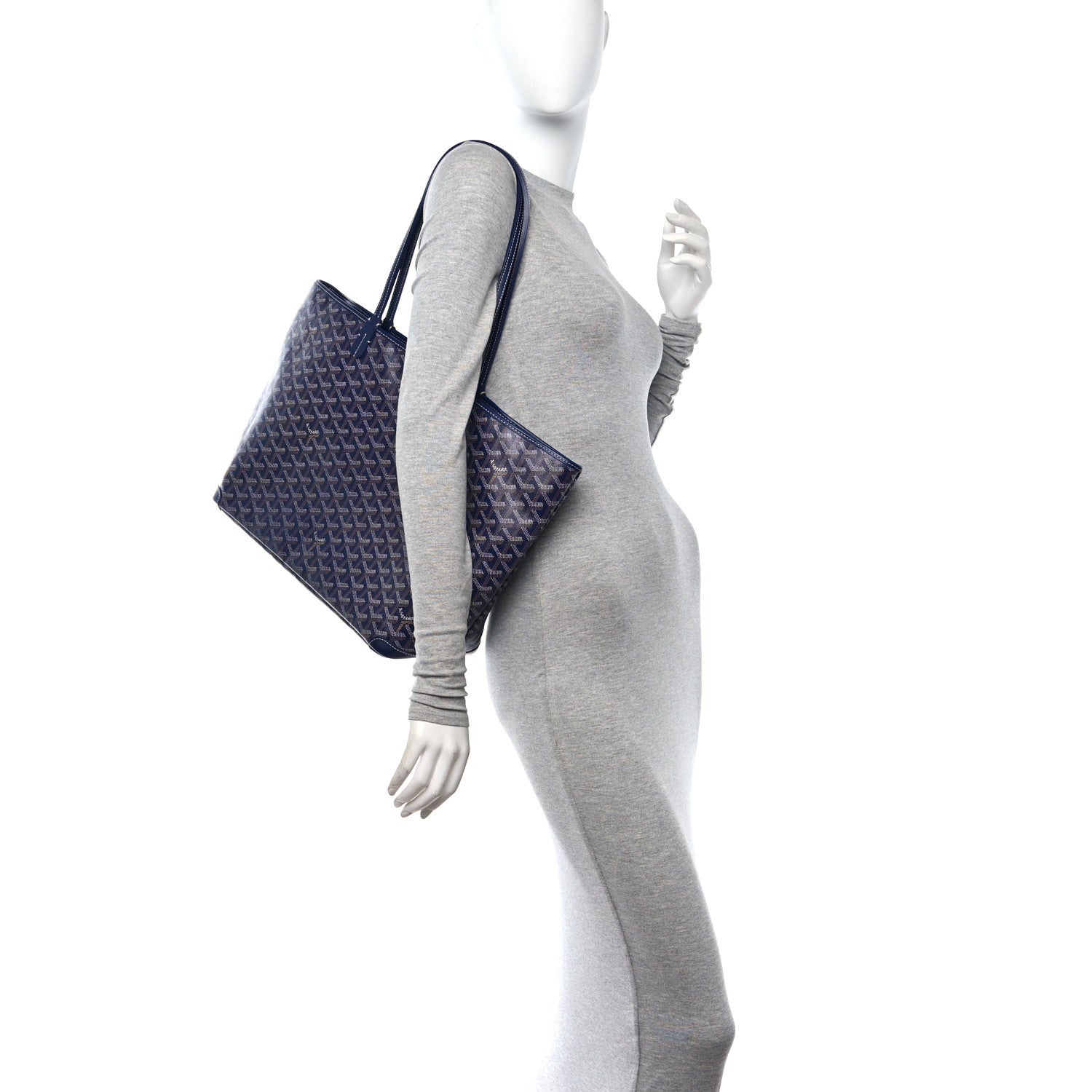 Goyard Goyardine Artois MM Navy 2 of 10