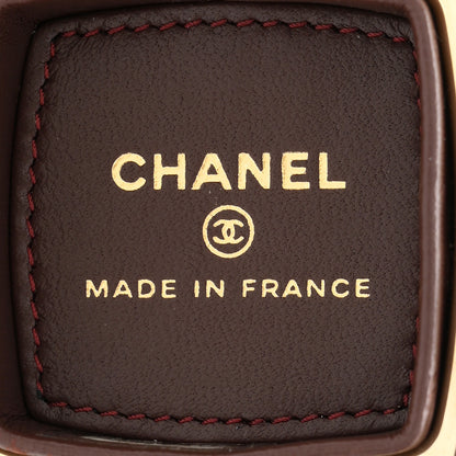 Chanel Lambskin Quilted Small Beauty Box Clutch With Chain Black 5 of 10