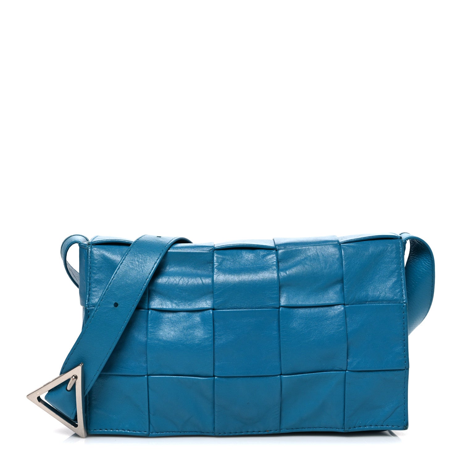 Bottega Veneta Paper Calfskin Maxi Intreccio Cassette Crossbody