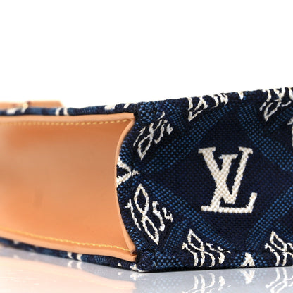 Louis Vuitton Jacquard Since 1854 Petit Sac Plat Blue 6 of 7