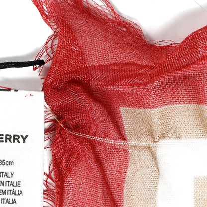 Burberry Modal Logo Scarf Archive Beige 5 of 5