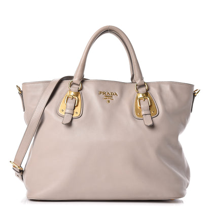 Prada Soft Calf Tote Pomice 1 of 16