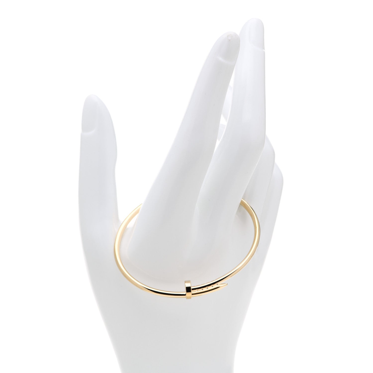 Cartier 18K Yellow Gold Small Juste Un Clou Bracelet 16 2 of 5