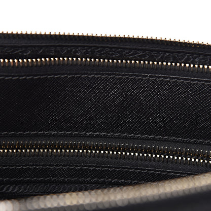 Prada Saffiano Medium Galleria Double Zip Tote Black 9 of 19