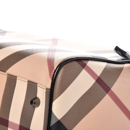 Burberry Nova Check Small Canterbury Tote Black 19 of 20