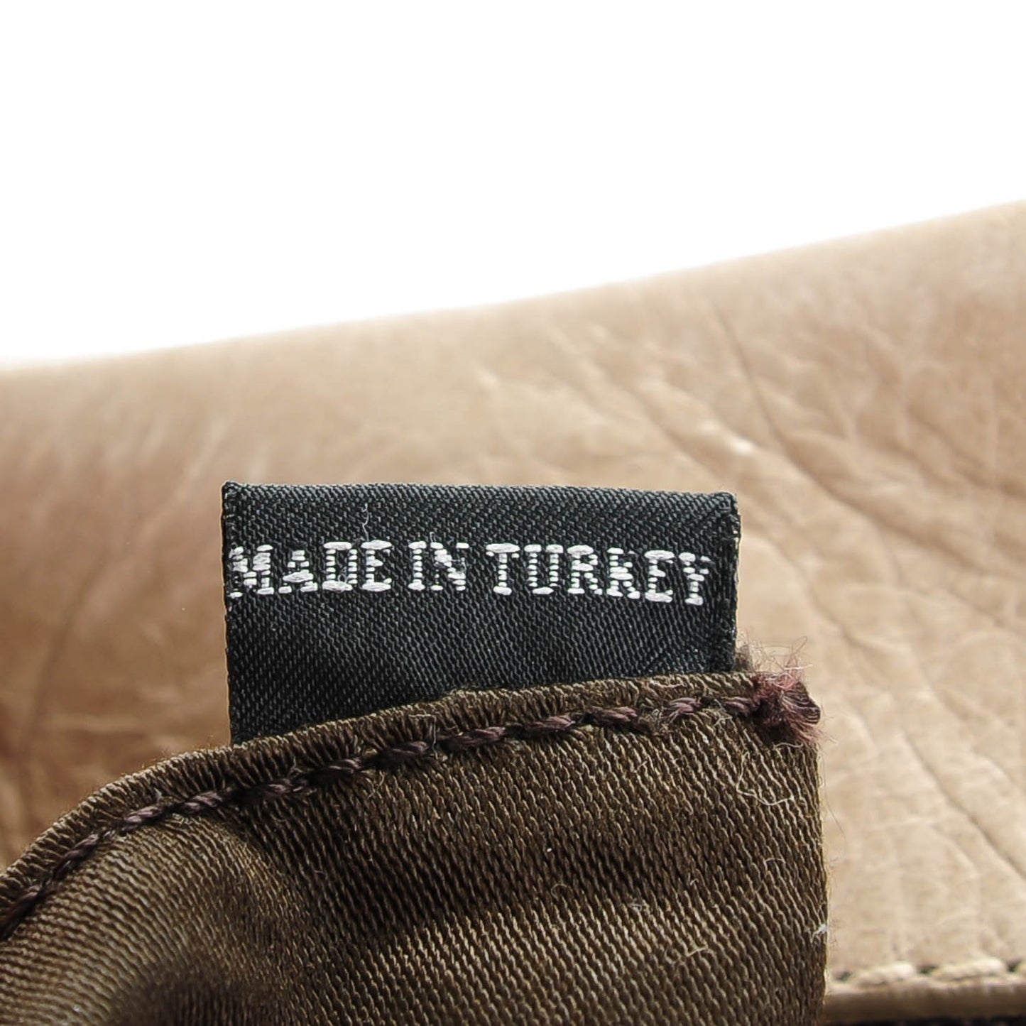 Nappa Matelasse Top Handle Bag Pomice