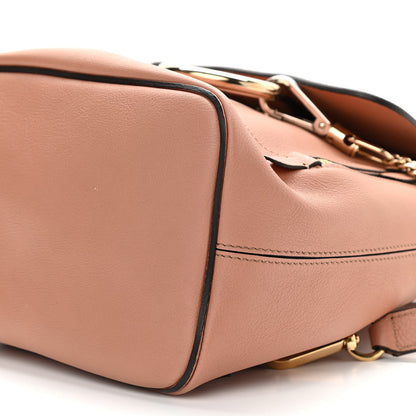 Chloe Suede Calfskin Small Faye Backpack Nougat 10 of 10