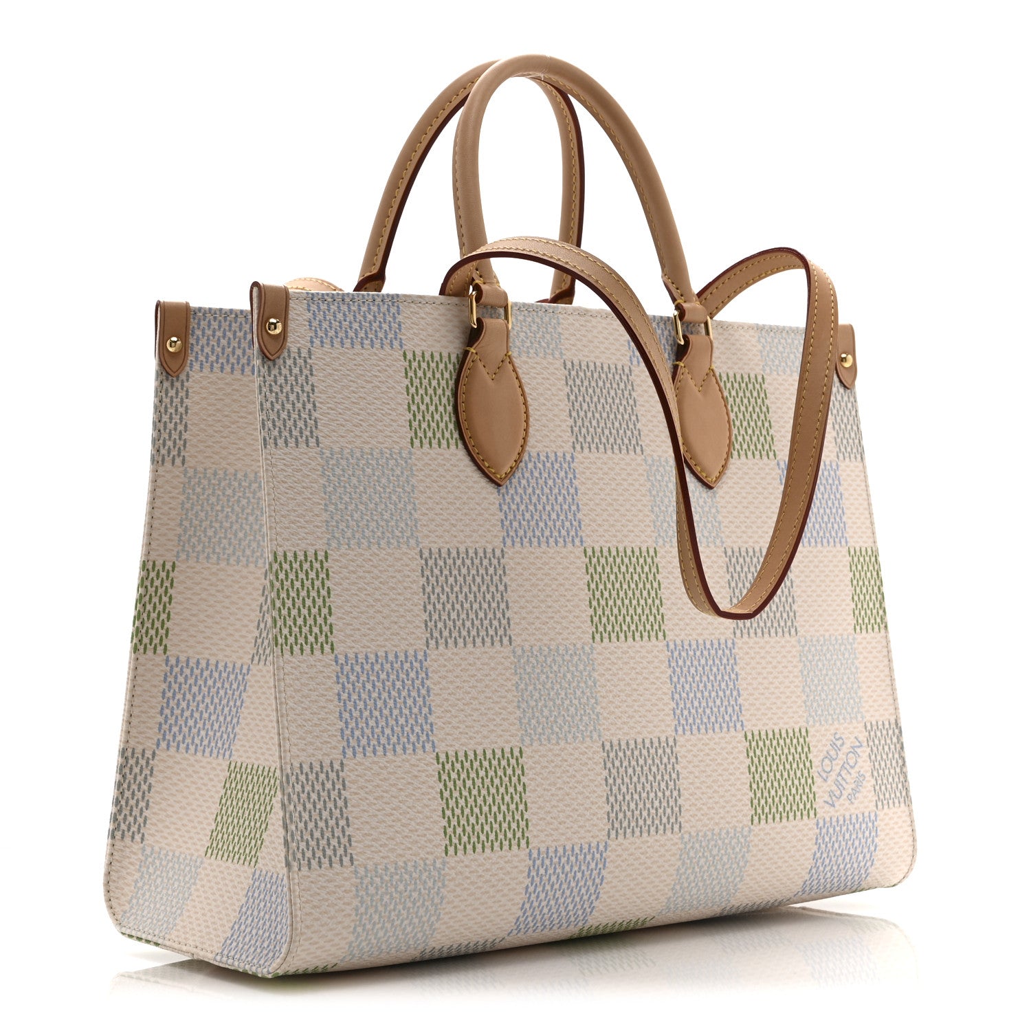Louis Vuitton Damier Giant Onthego MM Pistachio 3 of 9