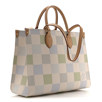 Louis Vuitton Damier Giant Onthego MM Pistachio 3 of 9