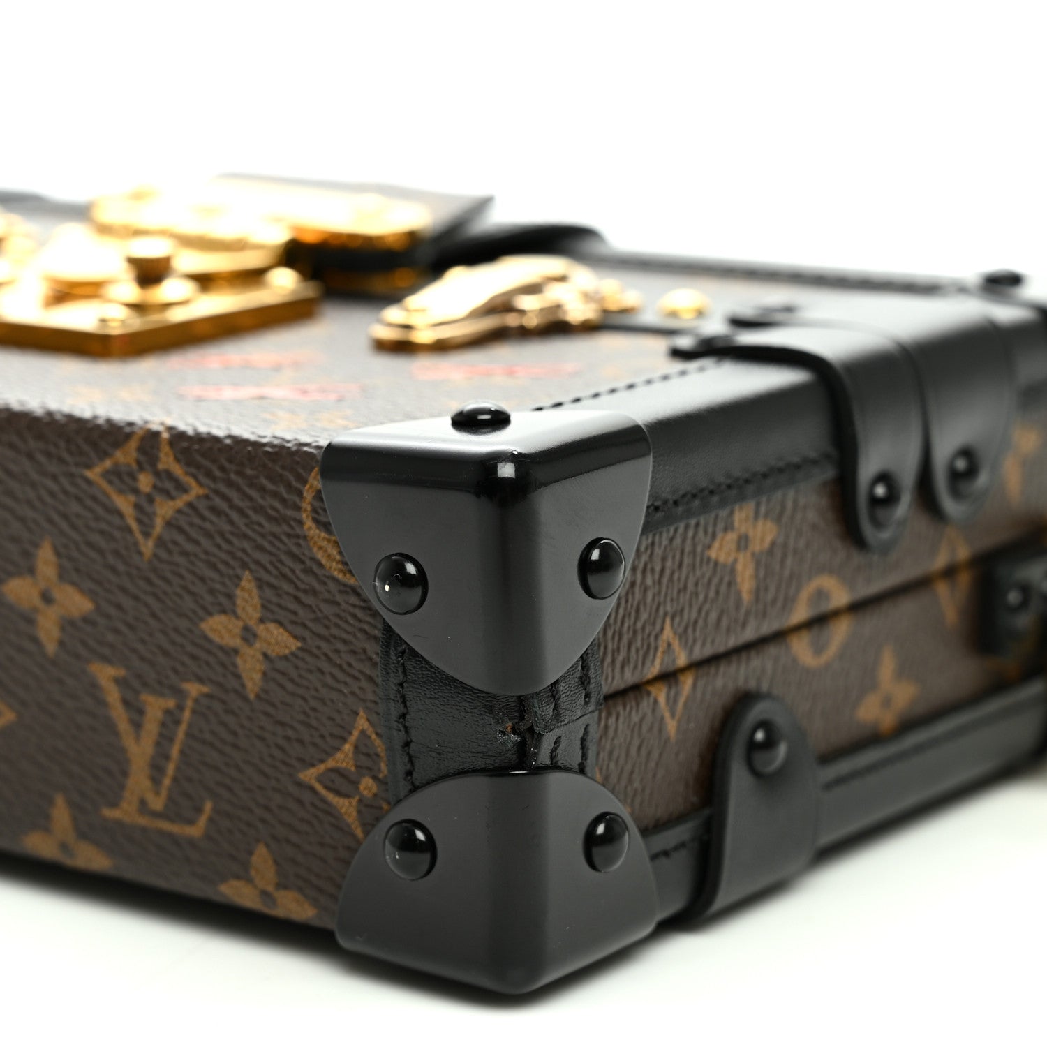 Louis Vuitton Monogram Petite Malle Black 9 of 9