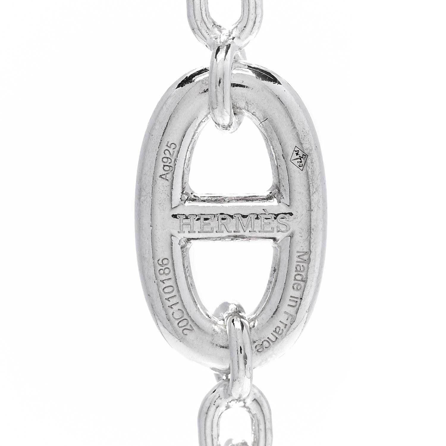 Hermes Sterling Silver Farandole Necklace 120 5 of 5