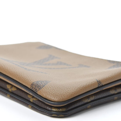 Louis Vuitton Reverse Monogram Giant Double Zip Pochette 6 of 10