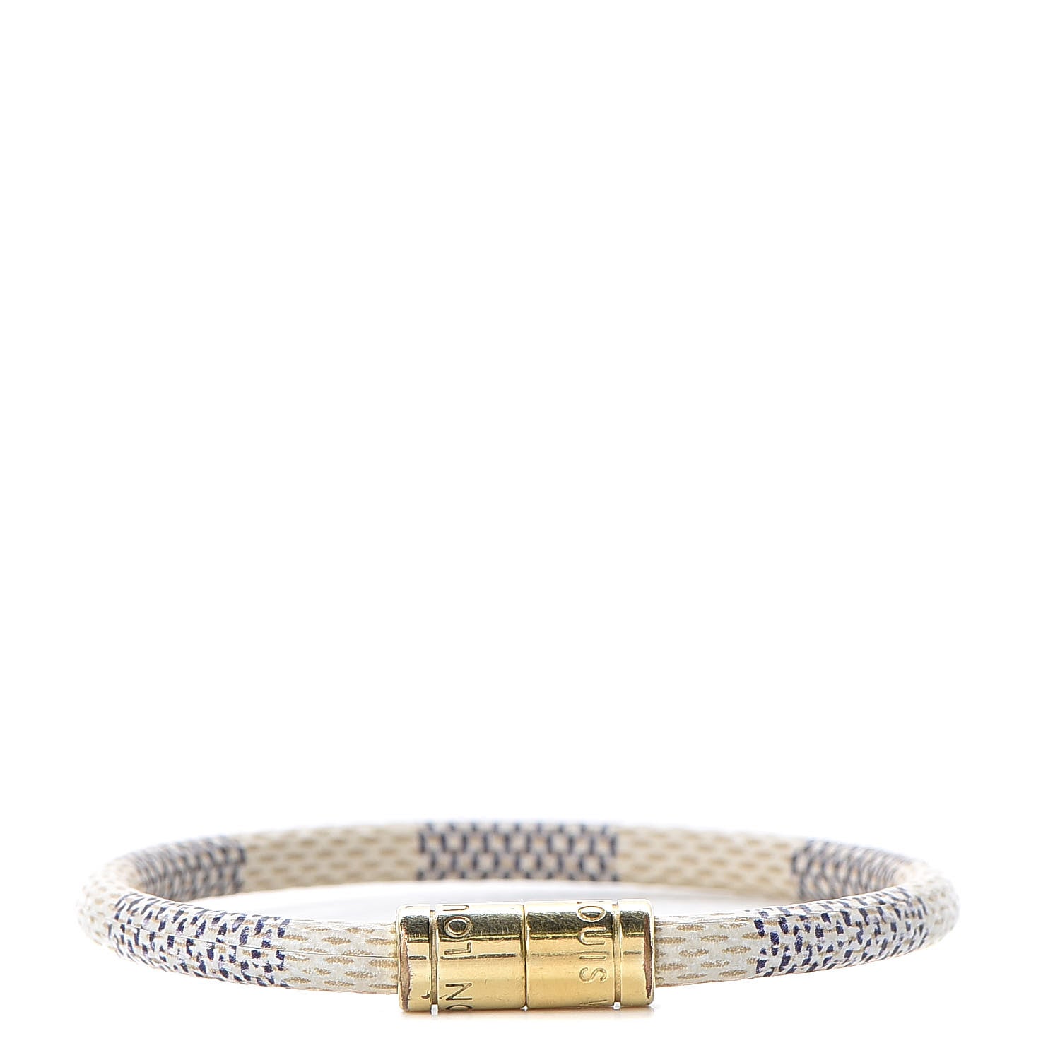 Louis Vuitton Damier Azur Keep It Bracelet 17 1 of 5