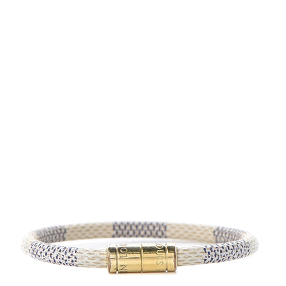 Louis Vuitton Damier Azur Keep It Bracelet 17 1 of 5