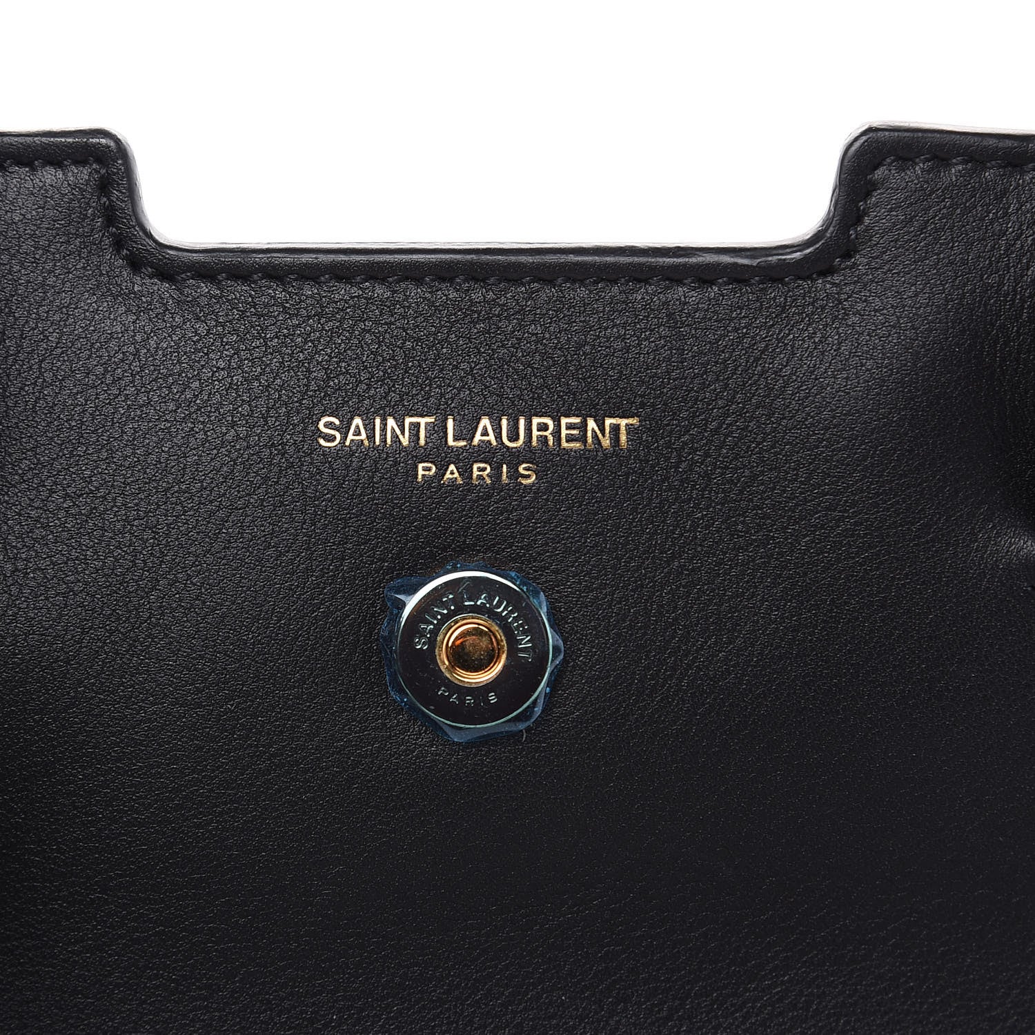 Saint Laurent Calfskin Suede Small Monogram Downtown Cabas Black 7 of 15