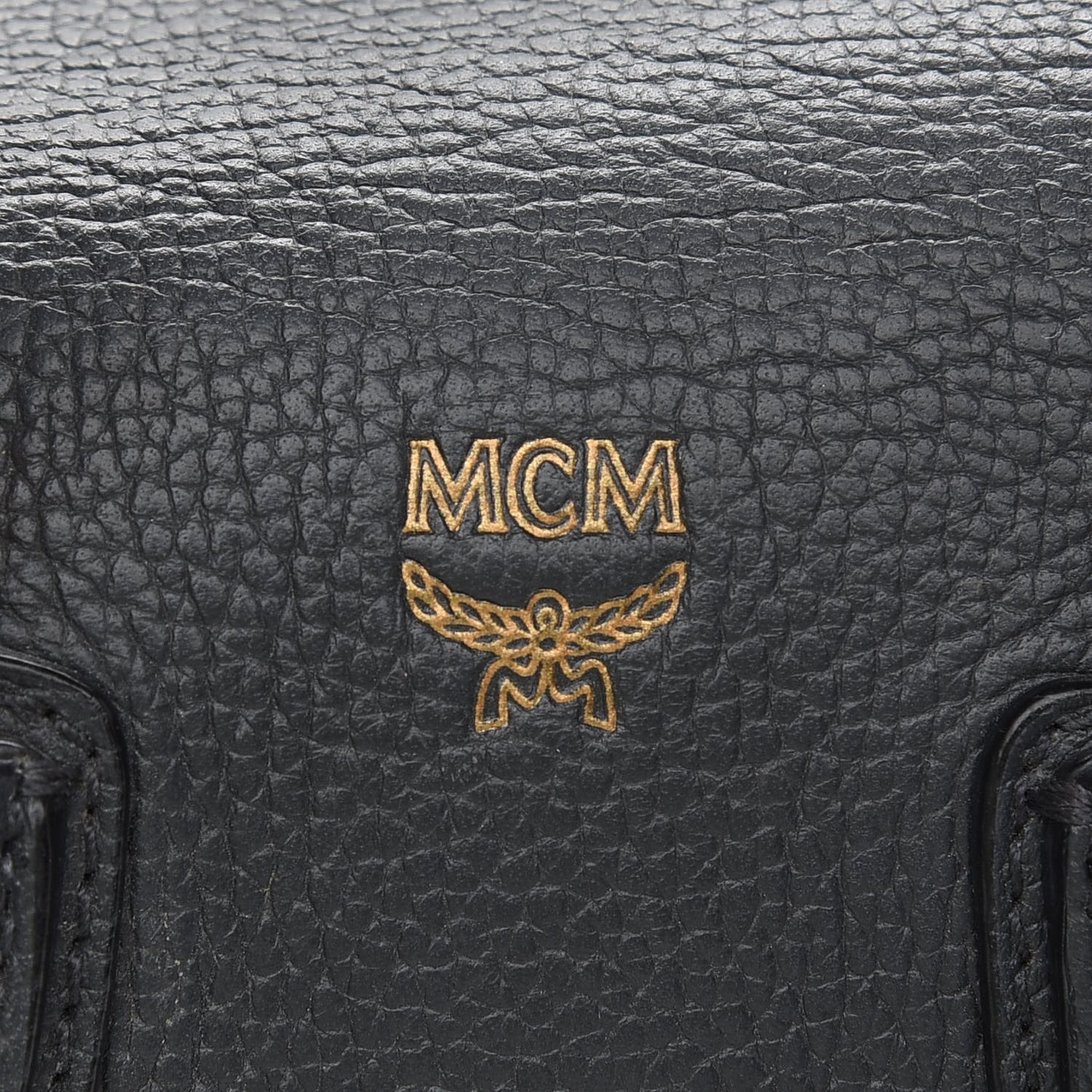 Grained Calfskin Mini Milla Tote Phantom Grey
