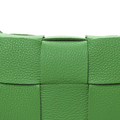 Bottega Veneta Grained Calfskin Maxi Intrecciato Cassette Crossbody Bag Parakeet 9 of 12