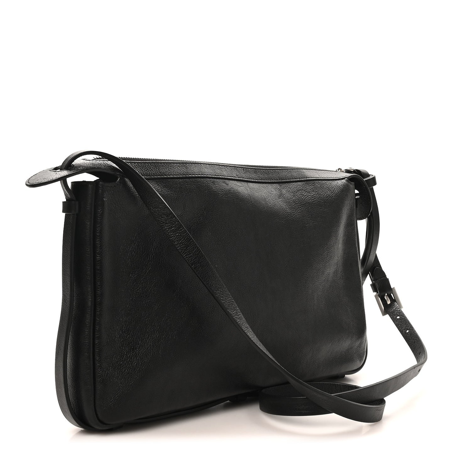 Vitello Medium Simply Fendi Shoulder Bag Black