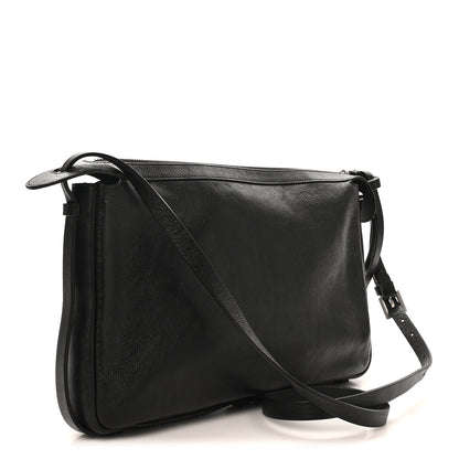 Fendi Vitello Medium Simply Fendi Shoulder Bag Black 3 of 10