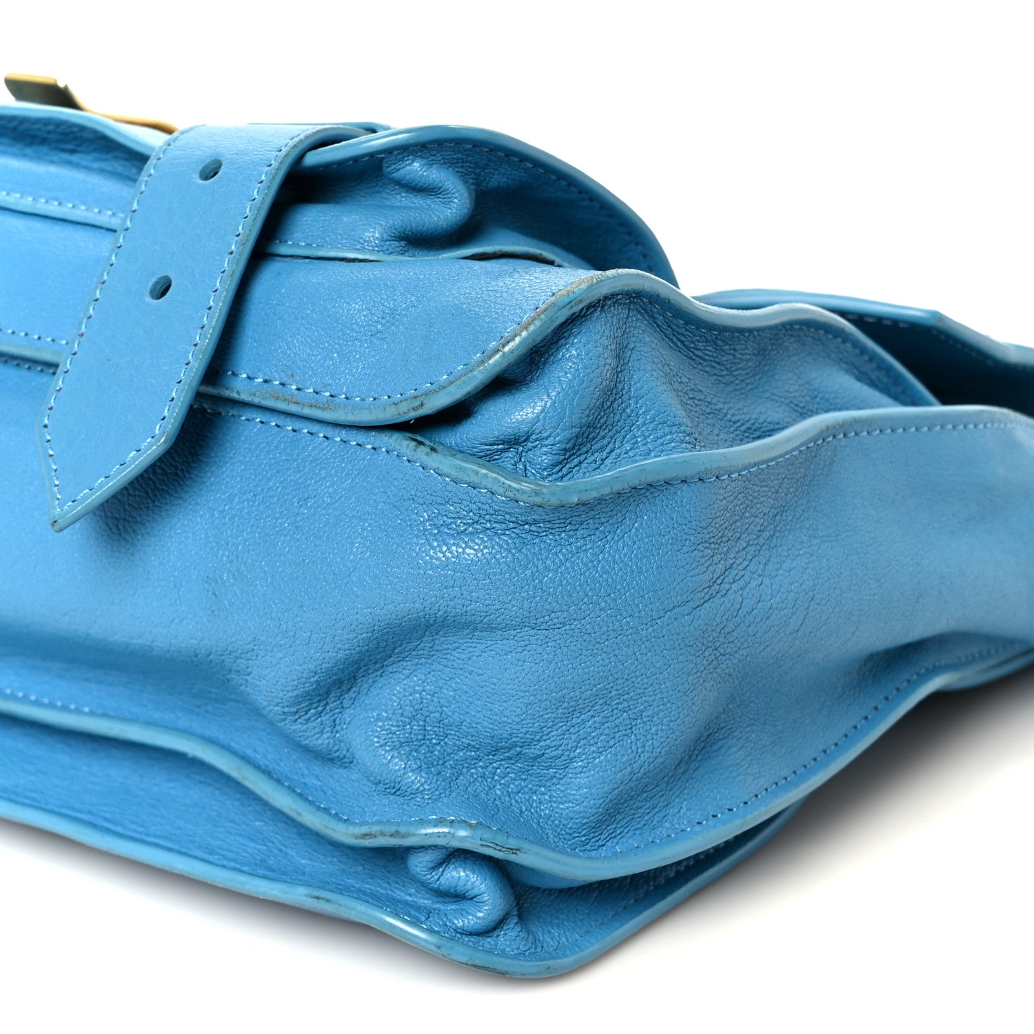 Proenza Schouler Lambskin Medium PS1 Satchel Blue 12 of 12