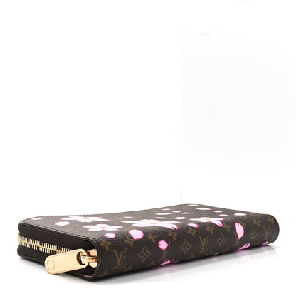 Louis Vuitton LV X TM Monogram Cherry Blossom Zippy Wallet Sakura Brown 4 of 7