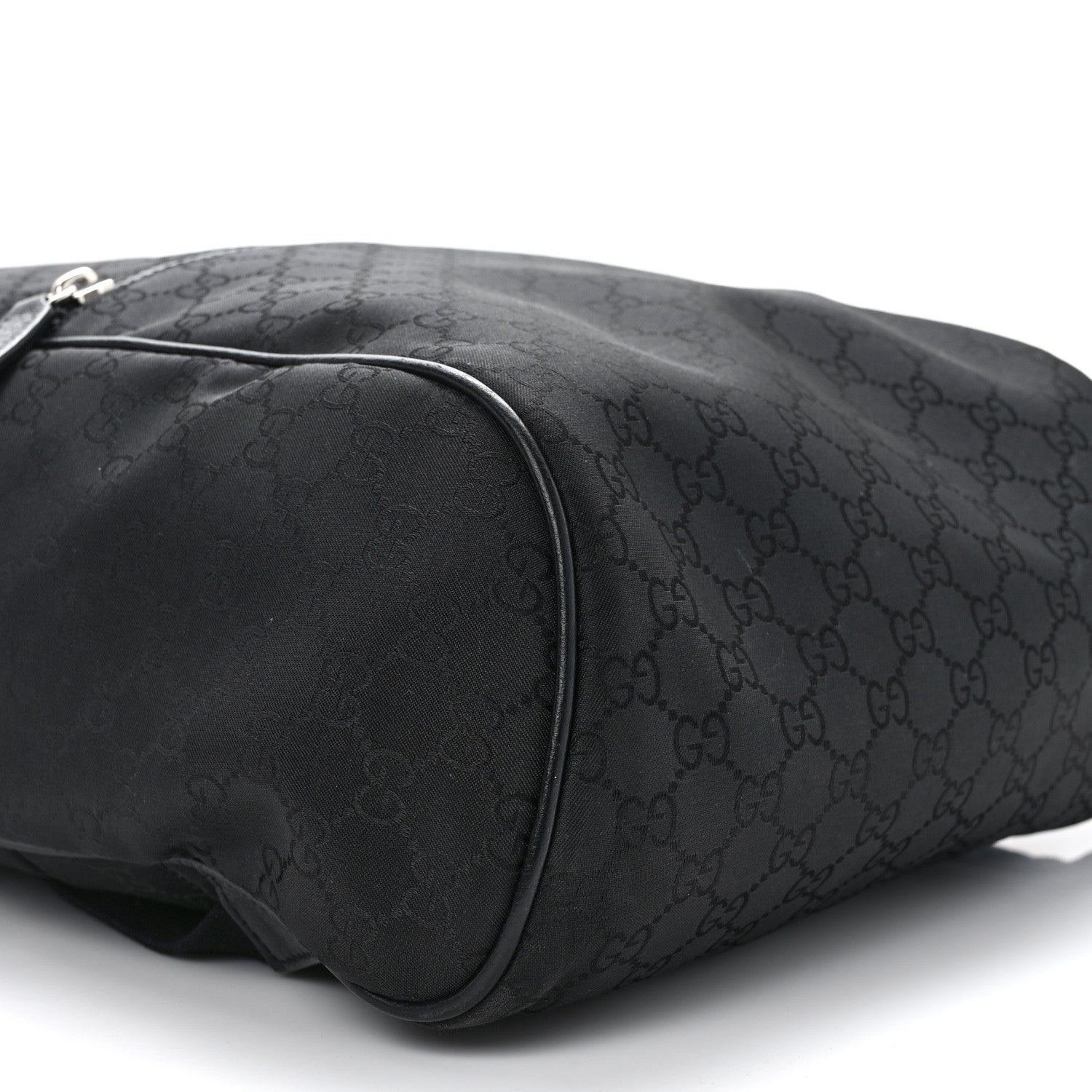 Gucci Nylon Monogram Slim Backpack Black 9 of 13