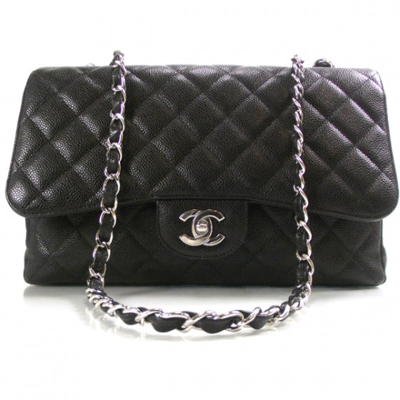 Chanel Caviar Jumbo Flap Black 1 of 11