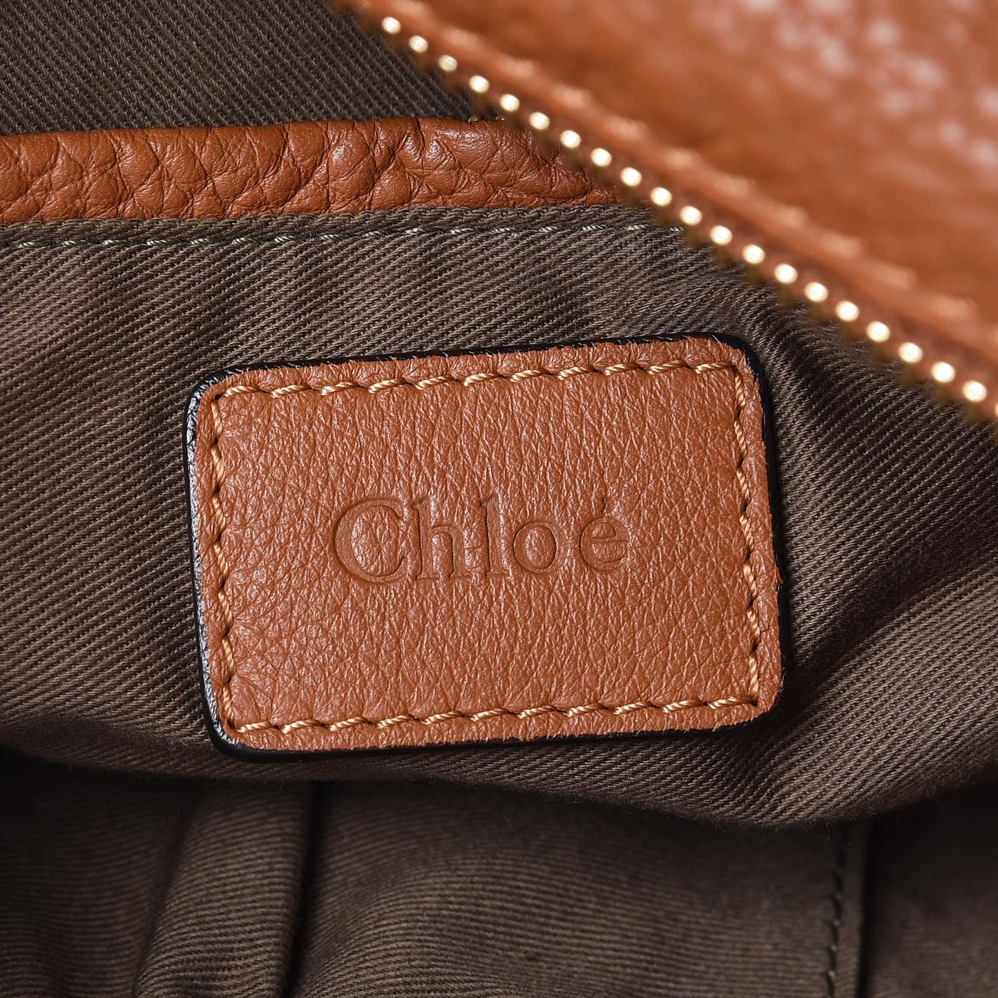 Calfskin Large Marcie Satchel Tan