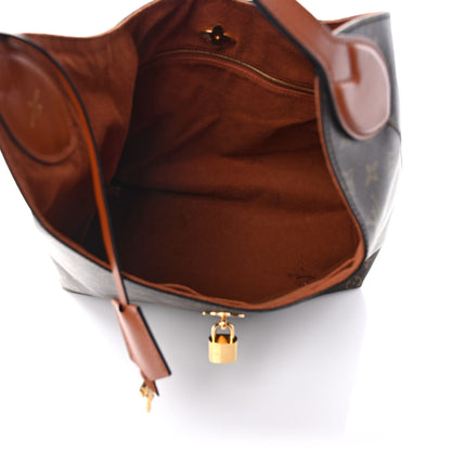 Louis Vuitton Monogram Flower Hobo Caramel 5 of 12
