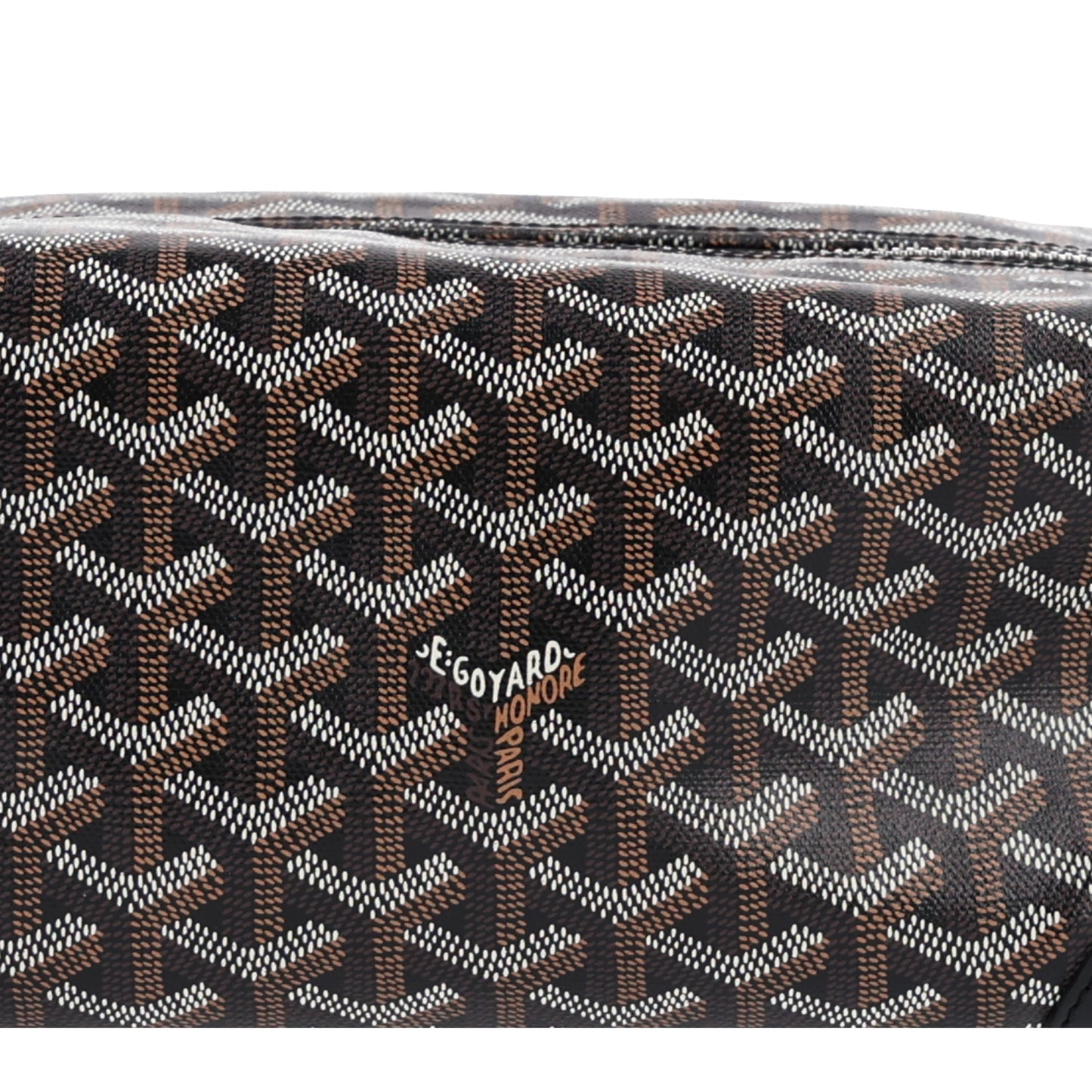 Goyardine Boeing 25 Trousse de Toilette Black